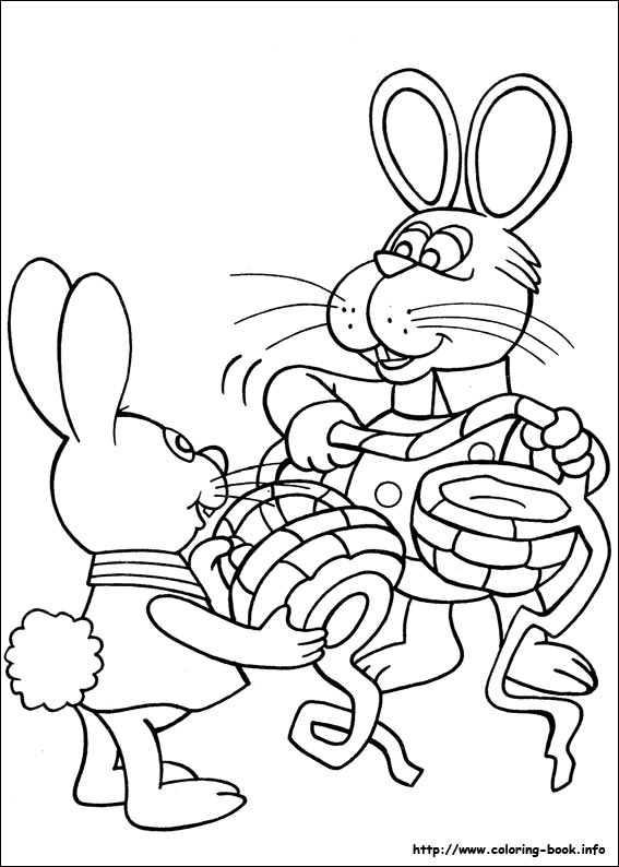 Peter Cottontail coloring picture